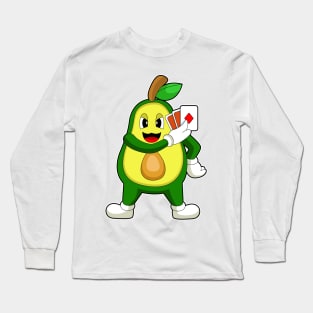 Avocado Poker Poker cards Long Sleeve T-Shirt